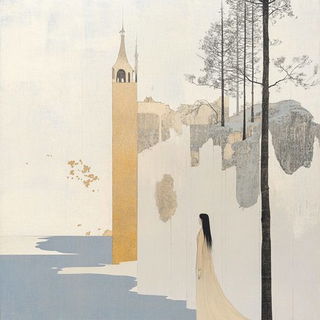 Machinogravure style, Midjourney V6.1: retro fairy-tale illustration