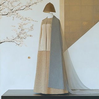 Machinogravure style, Midjourney V6.1: haute-couture fashion outfit
