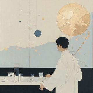 Machinogravure style, Midjourney V6.1: editorial illustration for popular scientific magazine cover