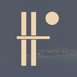 Machinogravure style, Midjourney V6.1: bold minimalist logo design for Istanbul city municipal services