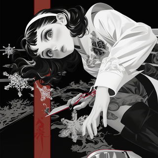 Bloodhaze Orrery style, Midjourney V6.1: black-and-white manga comic strip