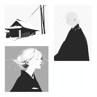 Engravingabulist style, Midjourney V6.1: black-and-white manga comic strip