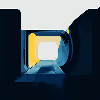 Engravingabulist style, Midjourney V6.1: cinematic shot from sci-fi movie