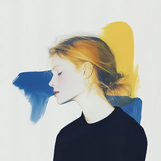 Engravingabulist style, Midjourney V6.1: photographic portrait of female protagonist
