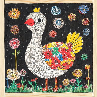 Castellune style, Midjourney V6.1: traditional folk art