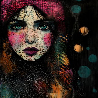 Redband Attrition style, Midjourney V6.1: photographic portrait of female protagonist