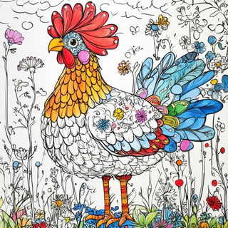 Lithicircle style, Midjourney V6.1: traditional folk art