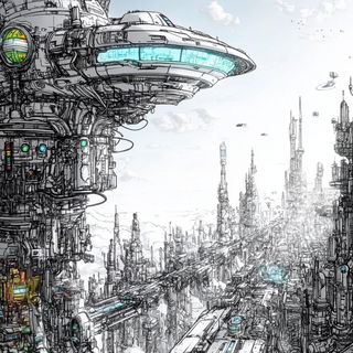 Lithicircle style, Midjourney V6.1: cinematic shot from sci-fi movie