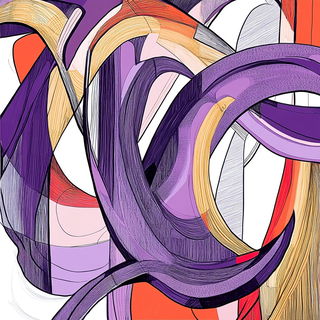 Atelier Keshui style, Midjourney V6.1: typographic composition with large letters