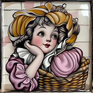Folkloriform style, Midjourney V6.1: classical 18th-century oil painting