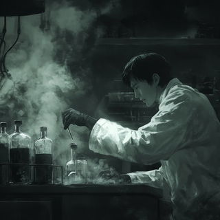 Cineforge style, Midjourney V6.1: editorial illustration for popular scientific magazine cover
