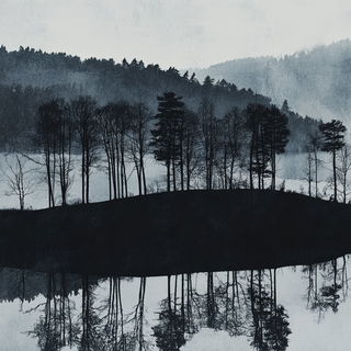 Olivewire Ink Cartographers style, Midjourney V6.1: realistic landscape photograph of quiet dawn