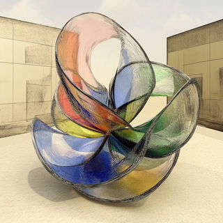 Mycoblossom style, Midjourney V6.1: abstract 3D render