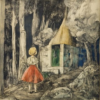 Mycoblossom style, Midjourney V6.1: retro fairy-tale illustration