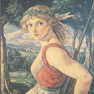 Ochre Moonline style, Midjourney V6.1: classical 18th-century oil painting
