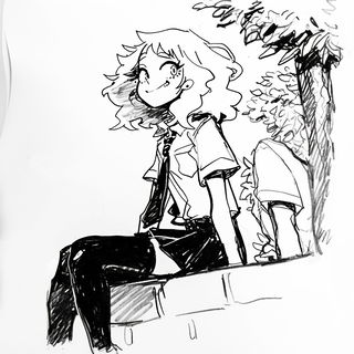 Stratowash style, Midjourney V6.1: black-and-white manga comic strip