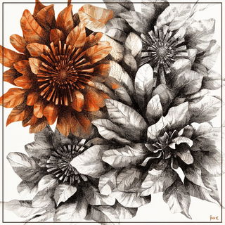 Canalcut style, Midjourney V6.1: creative pattern composition