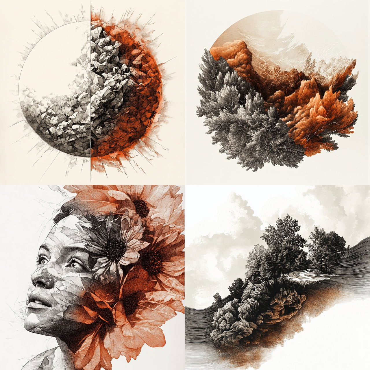 Canalcut style, Midjourney V6.1, render 1 of 4