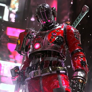 Burinweather style, Midjourney V6.1: concept art character design of retropunk steam knight