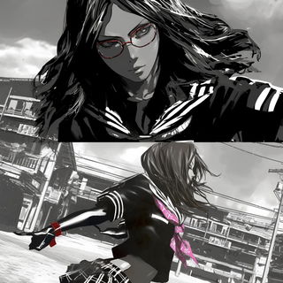 Burinweather style, Midjourney V6.1: black-and-white manga comic strip