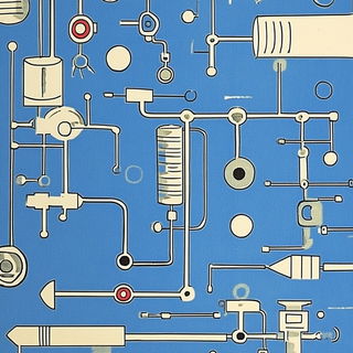 Astralgrass style, Midjourney V6.1: technical infrastructure blueprint schematics