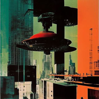 Chromaperegrine style, Midjourney V6.1: megacity with futuristic bioarchitecture