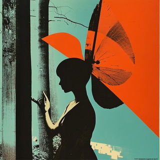 Chromaperegrine style, Midjourney V6.1: retro fairy-tale illustration