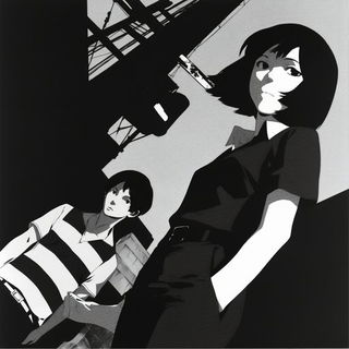 Chromaperegrine style, Midjourney V6.1: black-and-white manga comic strip
