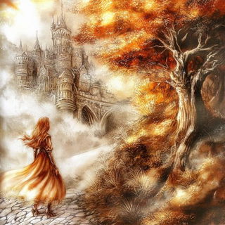 Inkblossom Japonisme style, Midjourney V6.1: retro fairy-tale illustration