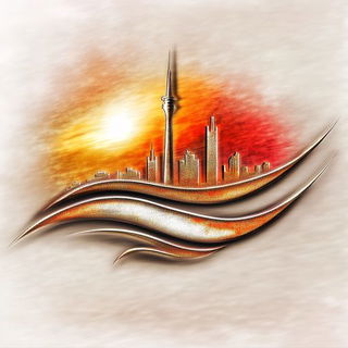 Inkblossom Japonisme style, Midjourney V6.1: bold minimalist logo design for Istanbul city municipal services