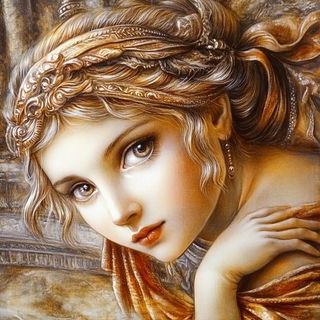 Inkblossom Japonisme style, Midjourney V6.1: classical 18th-century oil painting