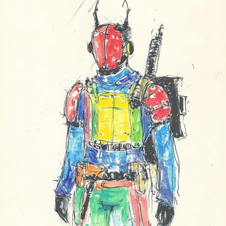 Gearvista style, Midjourney V6.1: concept art character design of retropunk steam knight