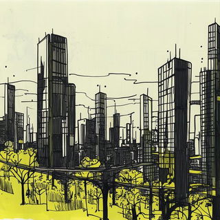 Cryomigratory Cinema style, Midjourney V6.1: megacity with futuristic bioarchitecture