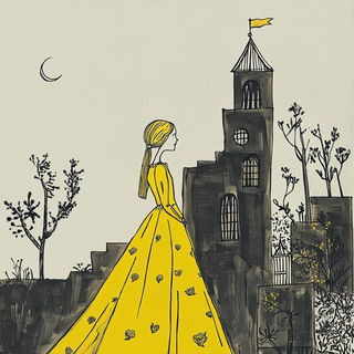 Cryomigratory Cinema style, Midjourney V6.1: retro fairy-tale illustration