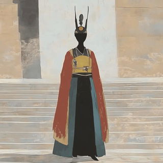 Chromatic Aberration Guild style, Midjourney V6.1: haute-couture fashion outfit