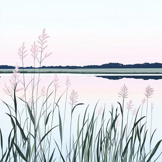 Cloudcut Gneiss style, Midjourney V6.1: realistic landscape photograph of quiet dawn