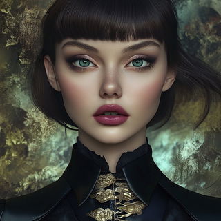 Aerialaqueduct style, Midjourney V6.1: photographic portrait of female protagonist
