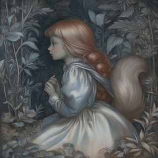 Atlasdream style, Midjourney V6.1: retro fairy-tale illustration