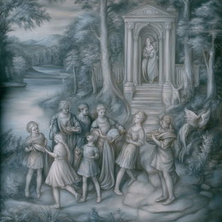 Atlasdream style, Midjourney V6.1: classical 18th-century oil painting