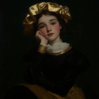 Cinechromia style, Midjourney V6.1: classical 18th-century oil painting