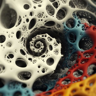 Radial Neon Bunraku style, Midjourney V6.1: abstract 3D render