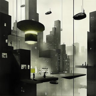 Botanomarble style, Midjourney V6.1: megacity with futuristic bioarchitecture