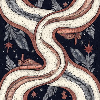 Charcoalwetland style, Midjourney V6.1: creative pattern composition