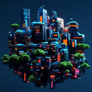 Inkpanorama style, Midjourney V6.1: megacity with futuristic bioarchitecture