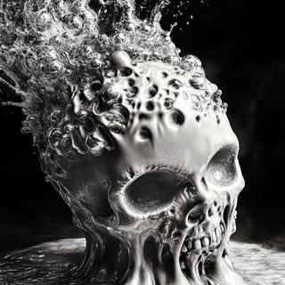 Prussian Goldsalt style, Midjourney V6.1: abstract 3D render