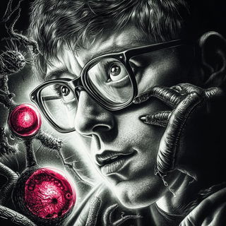 Prussian Goldsalt style, Midjourney V6.1: editorial illustration for popular scientific magazine cover