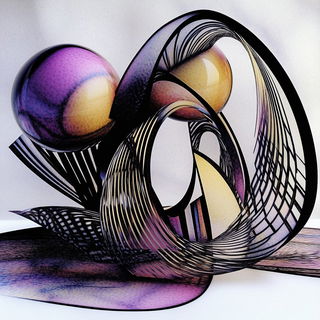 Umbrellacrania style, Midjourney V6.1: abstract 3D render