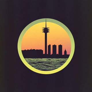 Cumulocelestial style, Midjourney V6.1: bold minimalist logo design for Istanbul city municipal services