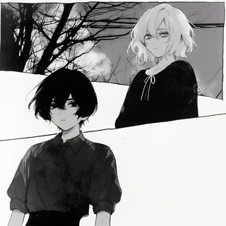 Cumulocelestial style, Midjourney V6.1: black-and-white manga comic strip