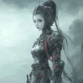 Chromobrick style, Midjourney V6.1: concept art character design of retropunk steam knight